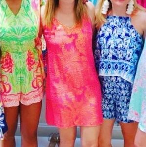 Orange Lilly dress silk